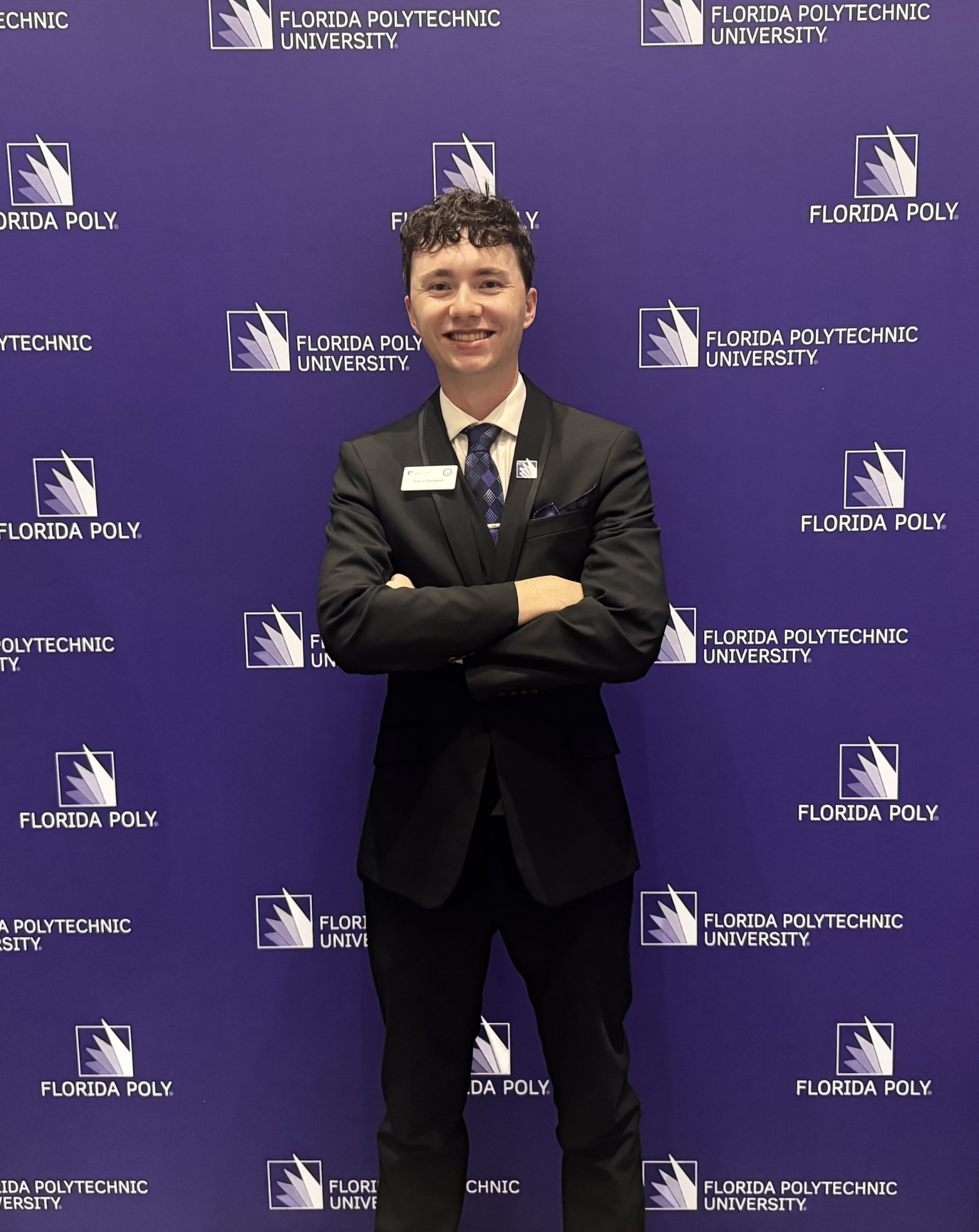 Trevor Davidson at a Florida Polytechnic University event